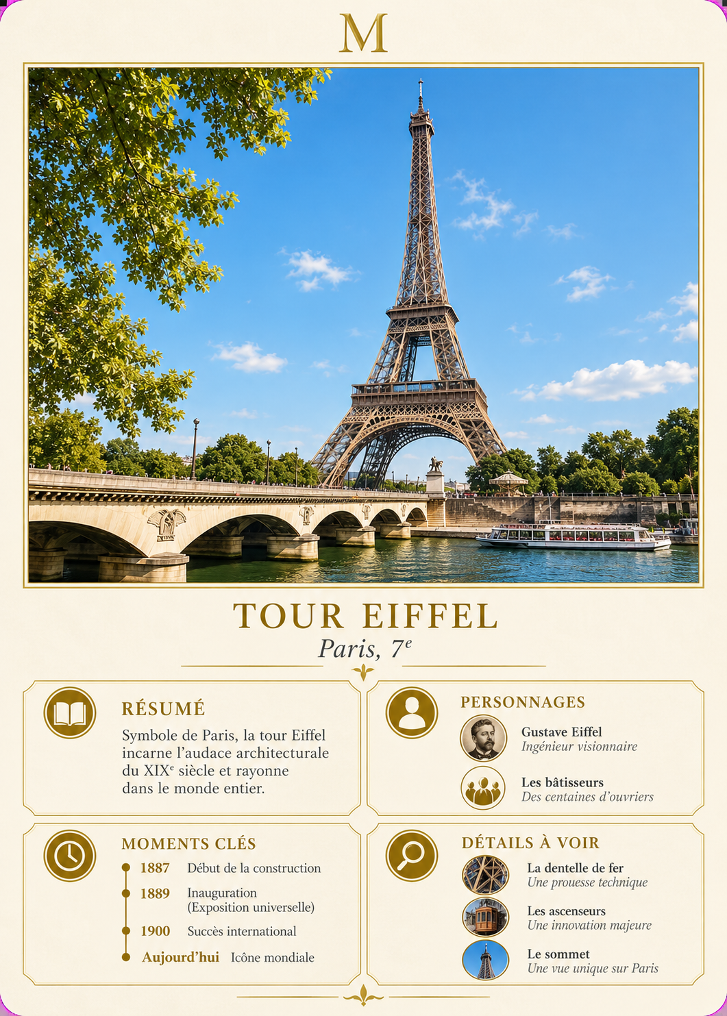Fiche Tour Eiffel